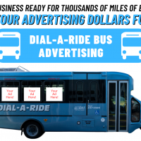 Dial-A-Ride Bus Advertising