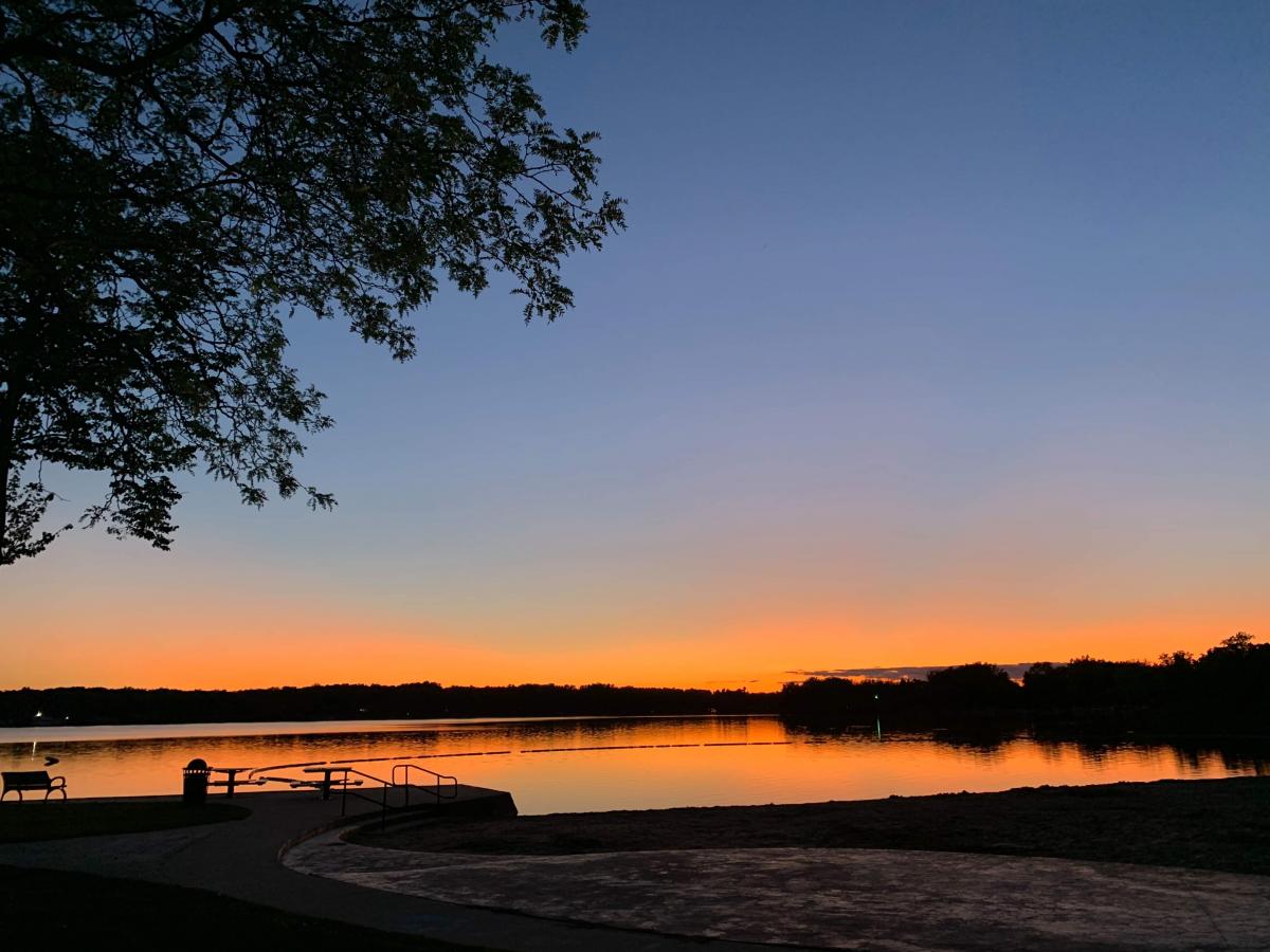Sandy Beach Sunset