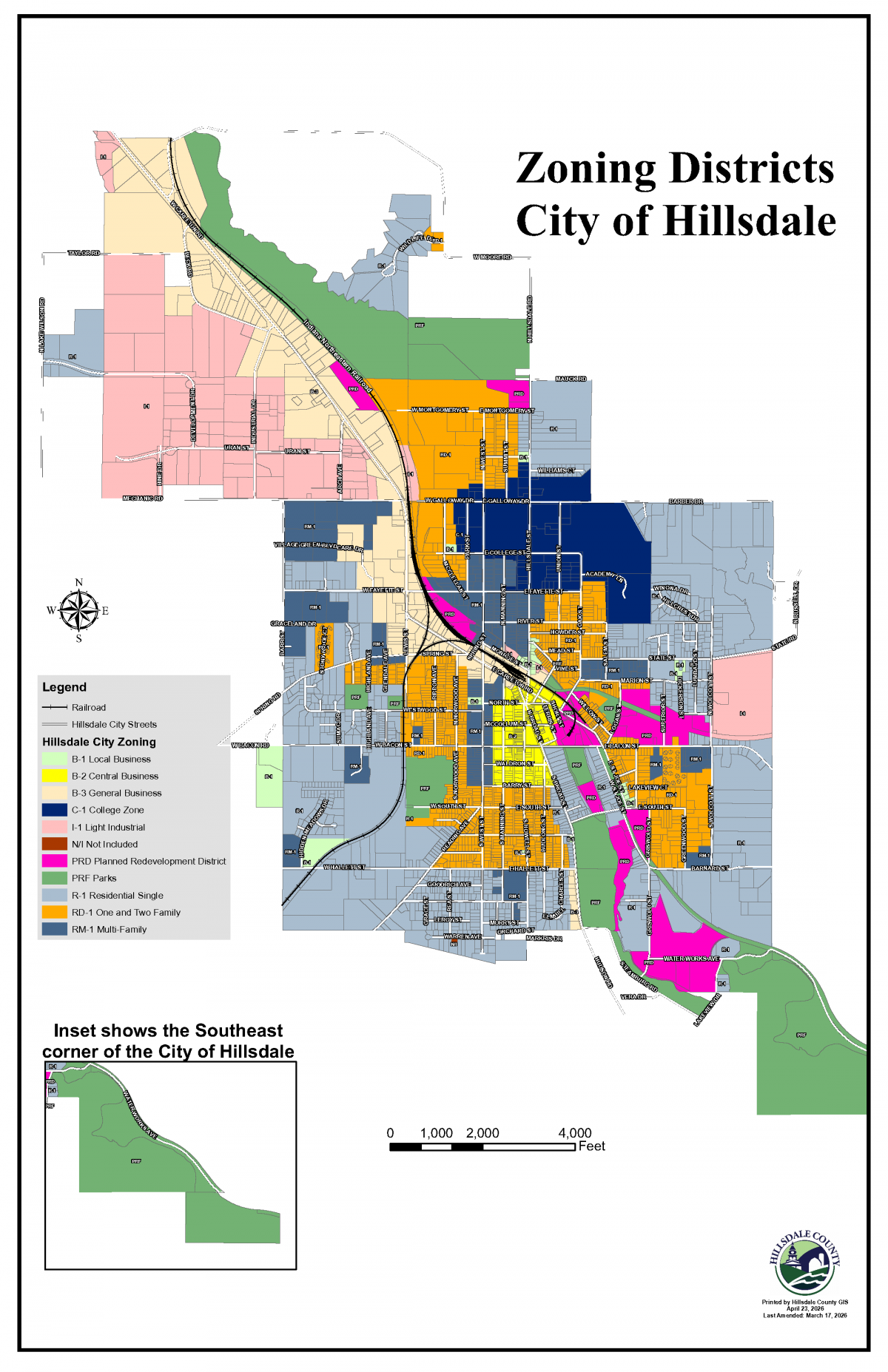 City Zoning Map Sec 36-143